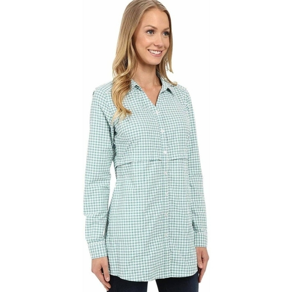 Toad&Co Marvista Tunic Long Sleeve Button Up Shirt Blue Size Small - Picture 9 of 9